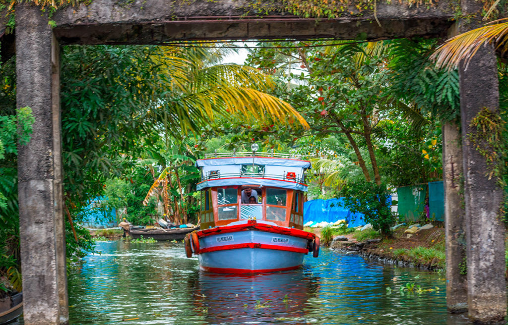 Boat in the Backwaters Alleppey/Alappuzha