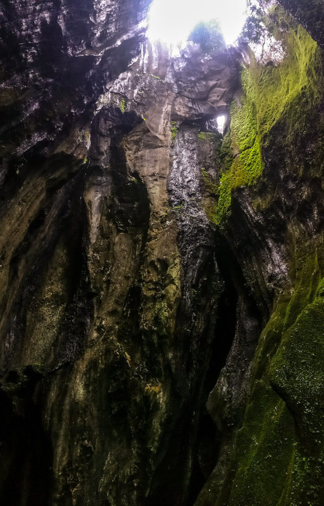 Inside Yana Caves