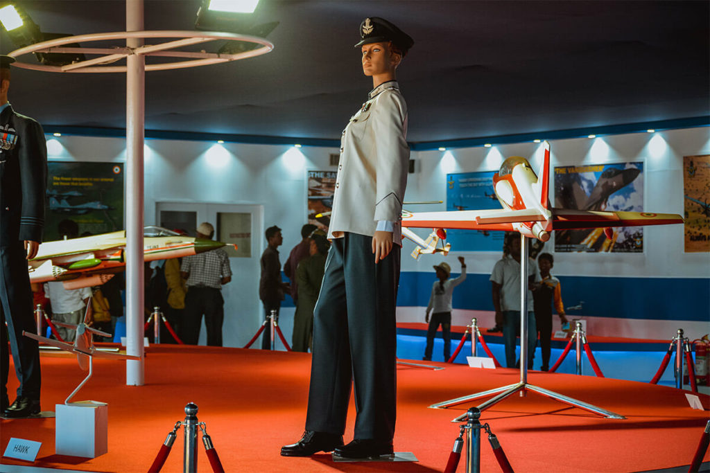 Inside Air Museum at Bangalore Air Show