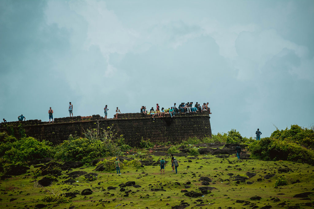 Chapora Fort With the People