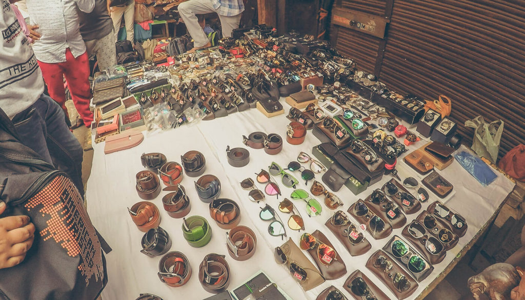 Branded Watches and Glasses at Mumbai Chor Bazaar