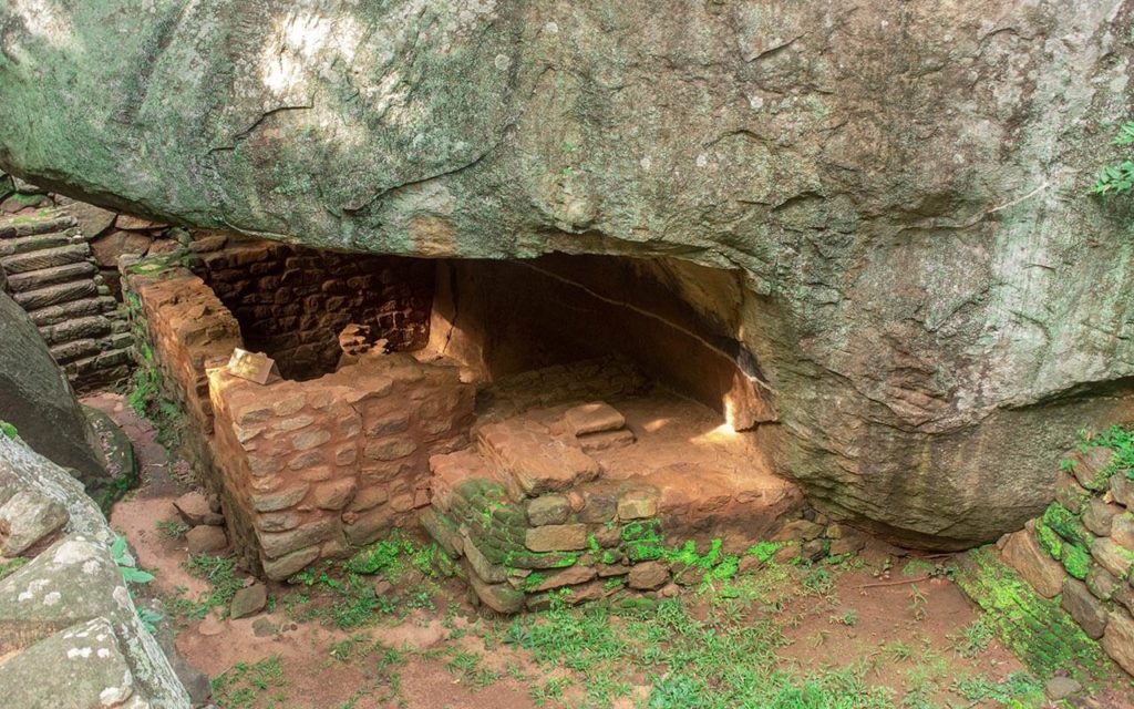 One of the Caves at Sigiriya Rock
