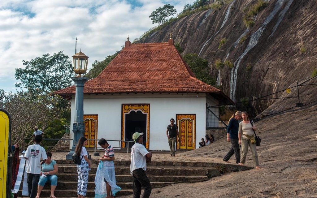 The Entrance of Dambulla Cave Temple