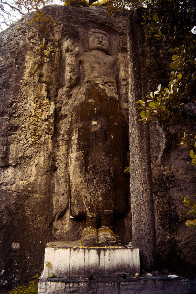 The Buddha Image on the Rock