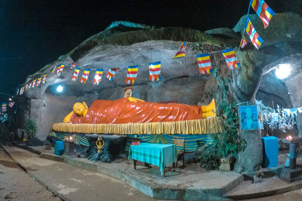 The Sleeping Buddha Statue at the Entrance